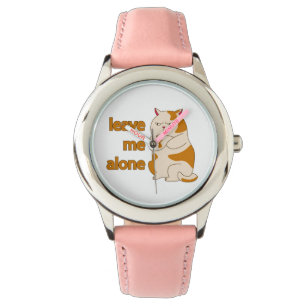 Montre Moody Grosse cat me laisse tranquille