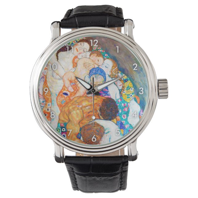 Montre Mort et vie, Gustav Klimt (devant)