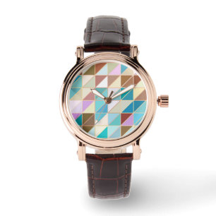 Montre Mosaic - Pastels et tons terre