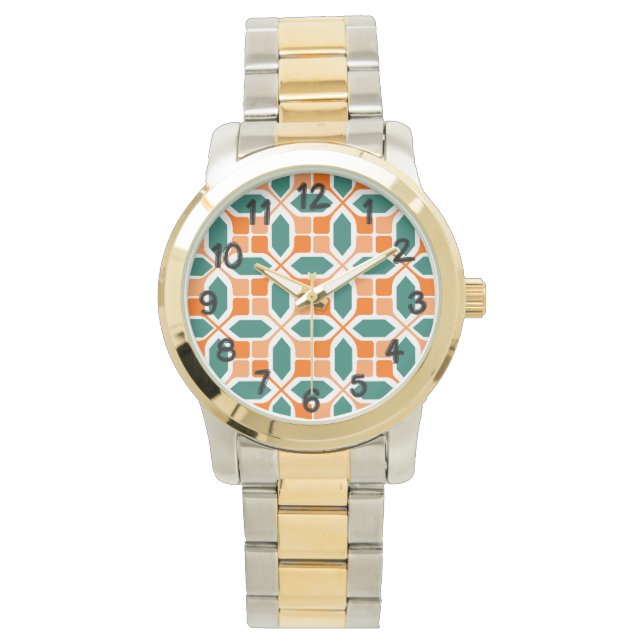 Montre Mosaïque Art déco (devant)