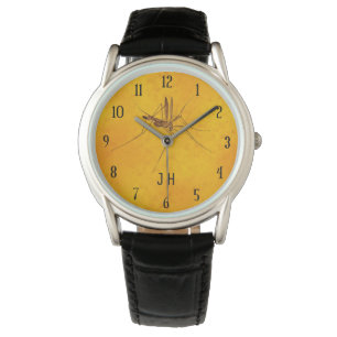 Montre Mosquito dans la réplique fossile Amber Sap Monog