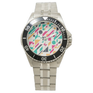 MONTRE MOTIF ABSTRAIT 3