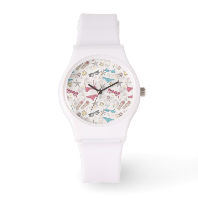 Montre Motif Abstrait été mignon (Recto)