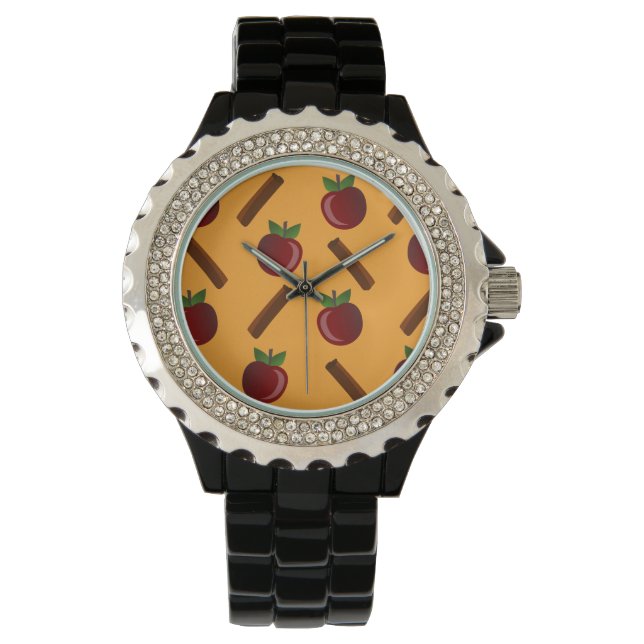 Montre Motif Apple Cinnamon (devant)