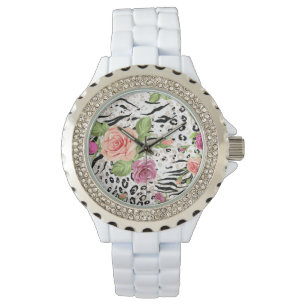 Montre Motif avec des posters de animaux