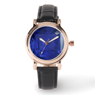 Montre Motif bleu