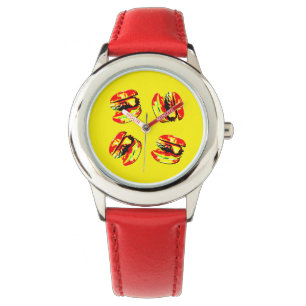 Montre Motif Burger