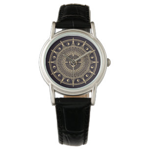 Montre Motif céleste géométrique