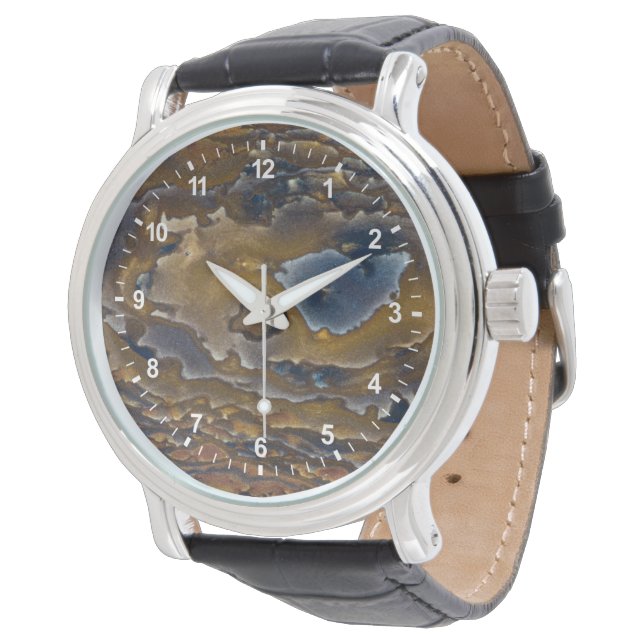 Montre Motif De Balayage Sur La dalle De Jasper (Incliné)