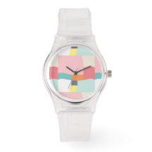 motif de couleurs joyeuses - rose, turquoise, oran