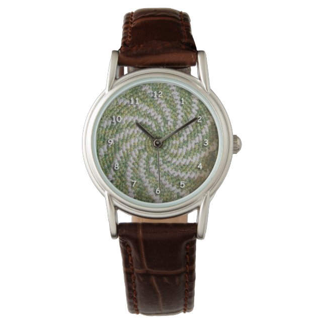 Montre - Motif de Crochet de spirale (devant)
