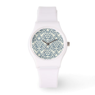 Montre Motif de damassé sur l'arrière - plan 2 de