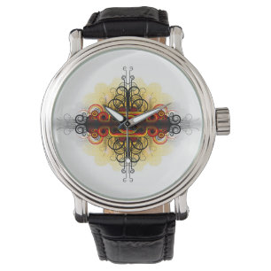 Montre Motif de défilement des styles classiques 