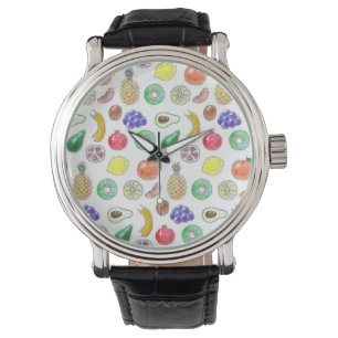 Montre Motif de fruits