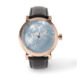 Montre Motif de gel d'hiver