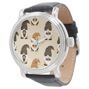 Montre Motif De Gnomes, Halloween Gnomes Trick Ou Treat