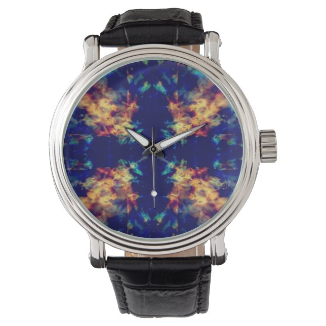 Montre Motif de kaléidoscope fantastique (devant)