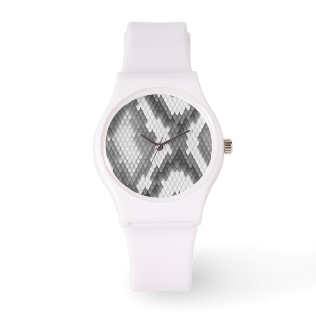 Montre Motif de peau de serpent Python (Recto)