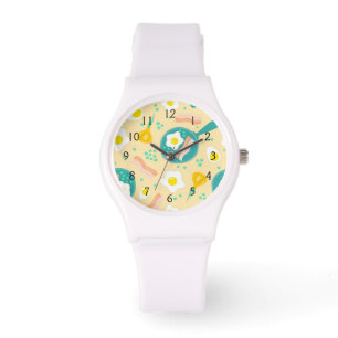 Montre Motif de petit déjeuner