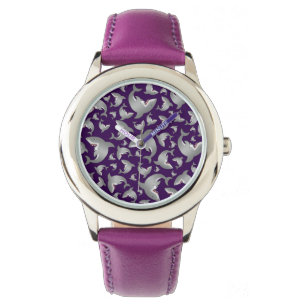 Montre Motif de requin pourpre