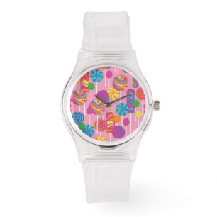 Montre Motif de sucrerie de lucettes