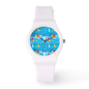 Montre Motif de yacht Neon