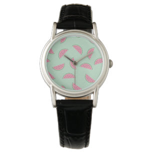 Montre Motif d'éclaboussure de peinture de fruit tropica