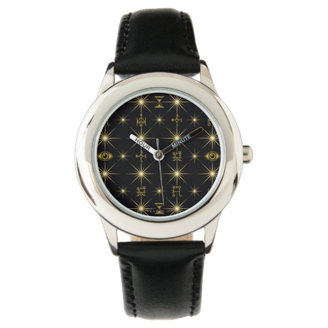 Montre Motif des symboles magiques (devant)