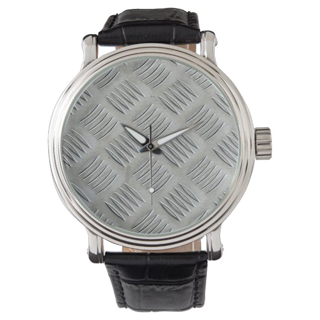 Montre Motif diamant en aluminium (devant)