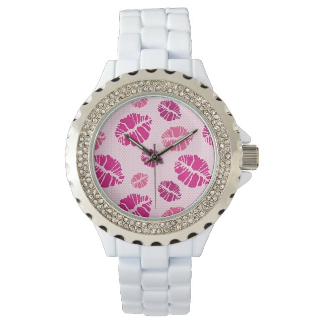 Montre Motif d'impression en forme de baisson (devant)