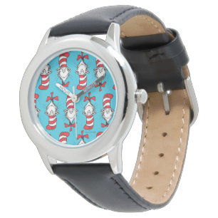 Montre Motif du Chat dans le Chapeau