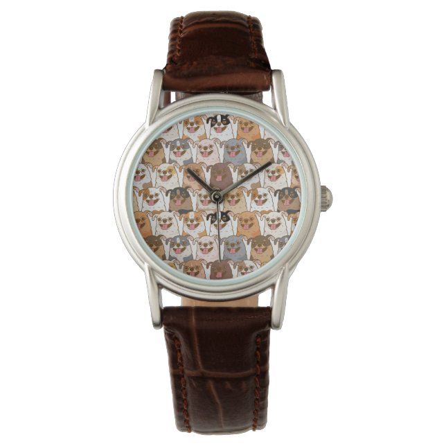 Montre Motif du Chihuahua (devant)