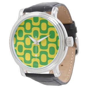 Montre Motif du trottoir d'Ipanema, Motif de plage, Brési