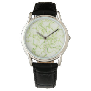 Montre Motif en marbre vert