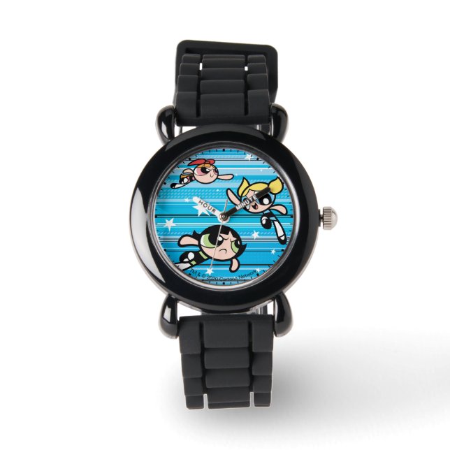 Montre Motif étoilé des filles Powerpuff (Recto)