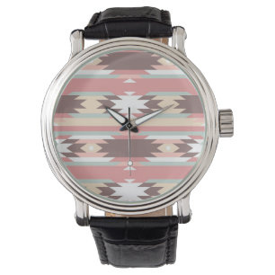 Montre Motif géométrique de style aztèque 2