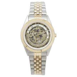 Montre Motif Golden Gear pour eWatch