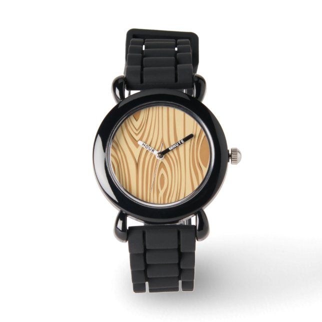 MONTRE MOTIF GRAIN EN BOIS (Recto)