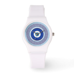 Montre Motif grec mal oeil Nazar