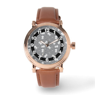 Montre Motif Guitare Music Notes
