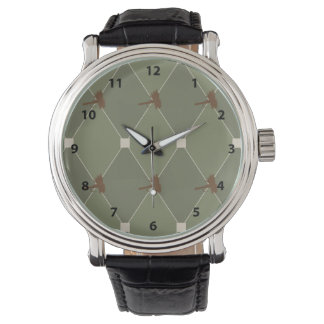 Montre Motif Harlequin Fly Fishing Lures