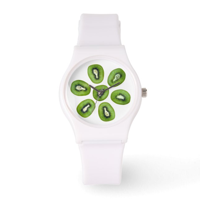 Montre Motif Kiwi vert (Recto)