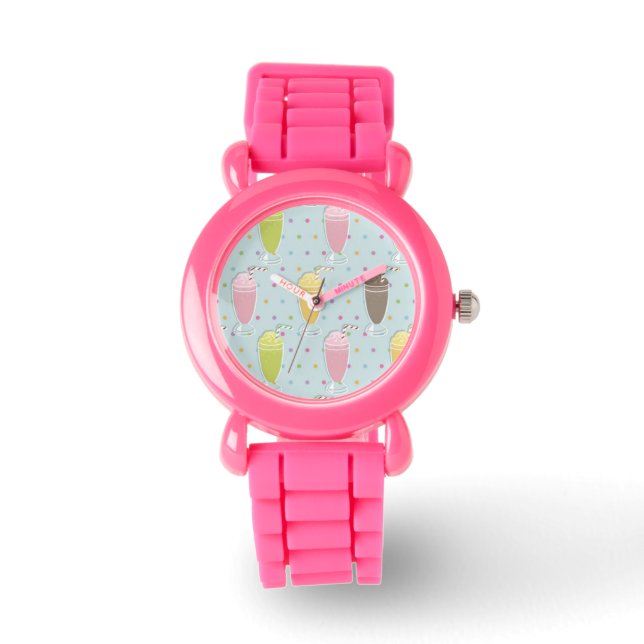 Montre Motif Milkshake (Recto)