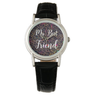 Montre motif ondulé