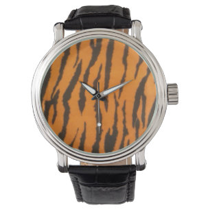 Montre Motif rayé de tigre