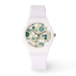 Montre motif rétro Abstrait