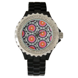 Montre Motif rose de Suzani