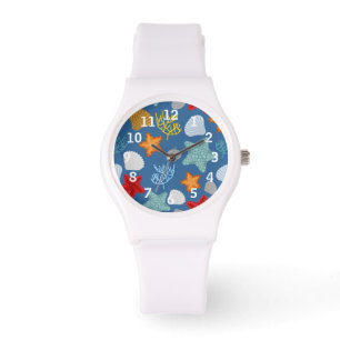 Montre Motif sous-marin de la vie