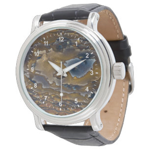 Montre Motif Tourbillonnant Sur Dalle De Jasper