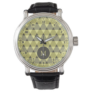 Montre Motif triangles